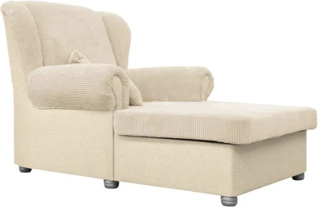 Бежов шезлонг от рипсено кадифе Lord – Ropez