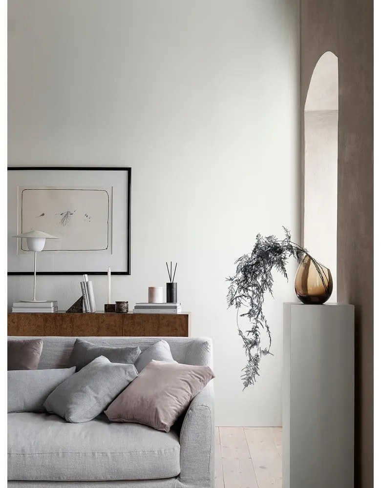 Старорозова калъфка за възглавница с кадифен ефект , 45 x 45 cm - Blomus