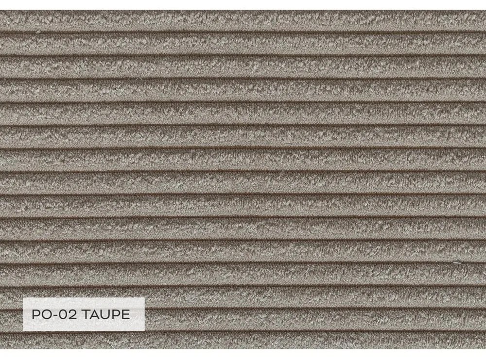 Бежов разтегателен ъглов диван от рипсено кадифе (променлив) Brave Dave – Miuform