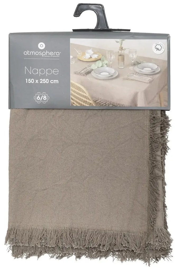 Покривка за маса atmosphera Nappe, 150x250 cm - Бял