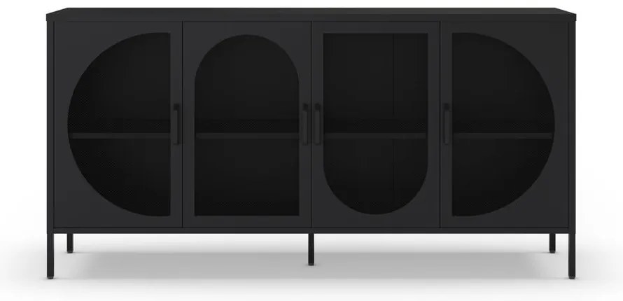 Черен скрин 160x90 cm Tayra – Marckeric