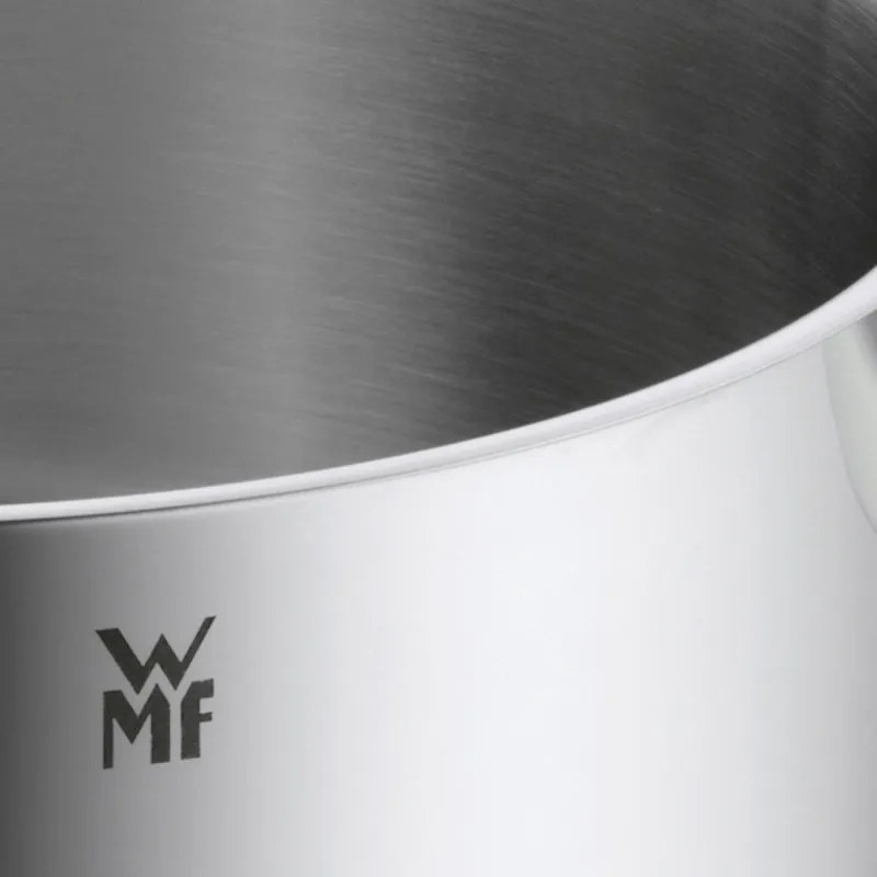 Комплект тенджери WMF Provence Plus 5, 9 части, Неръждаема стомана 18/10, Многослойно TransTherm дъно, Индукция, Сребрист