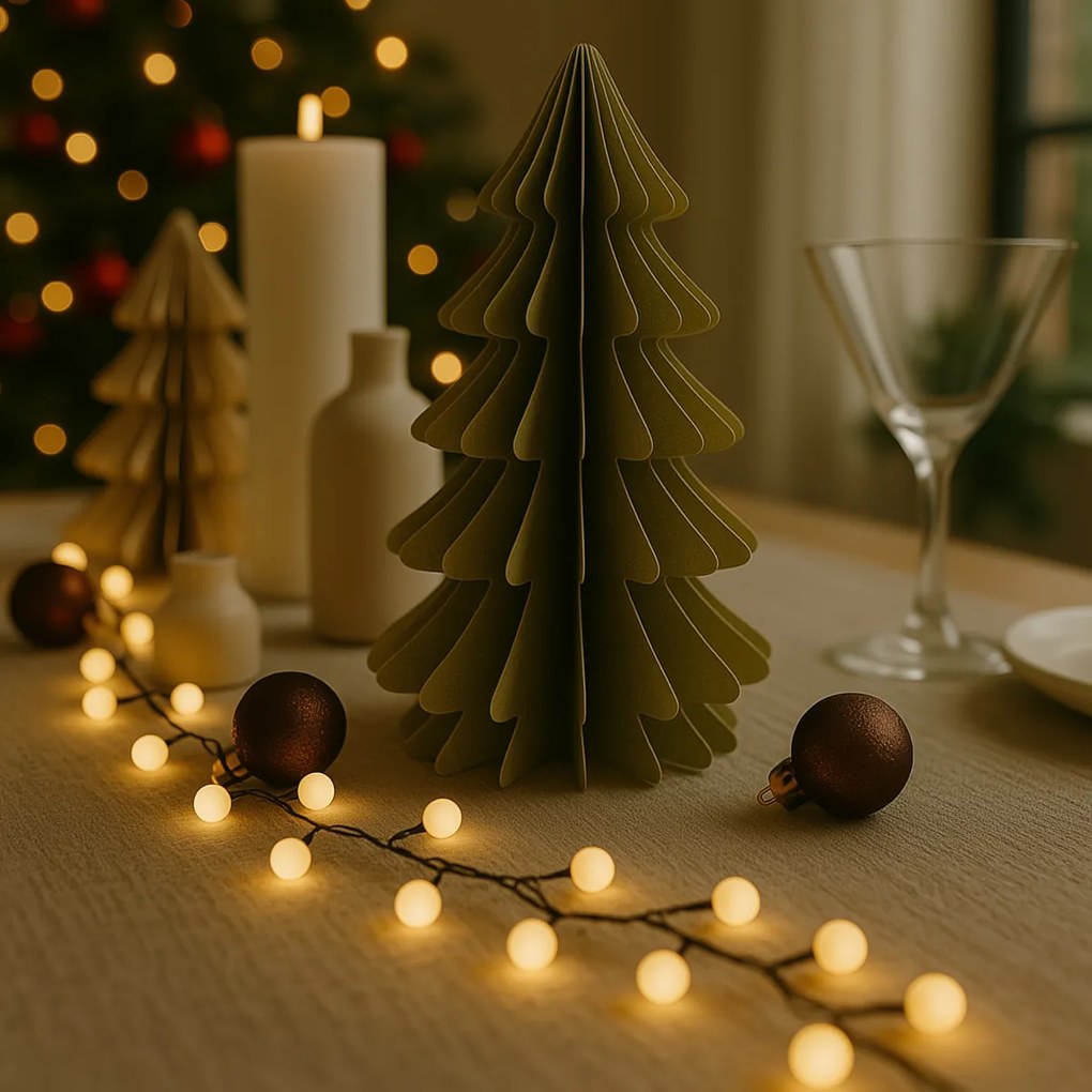 Коледни лампички зелени със 70 бели светодиода 3,5 м IP20 - Dasher