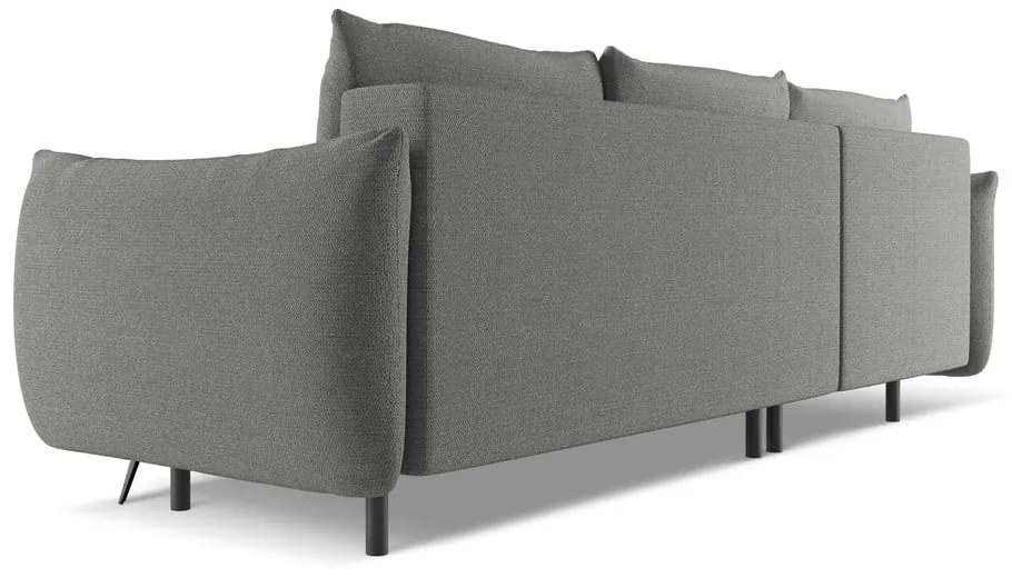 Светлосив ъглов диван (ляв ъгъл) Malie – Makamii