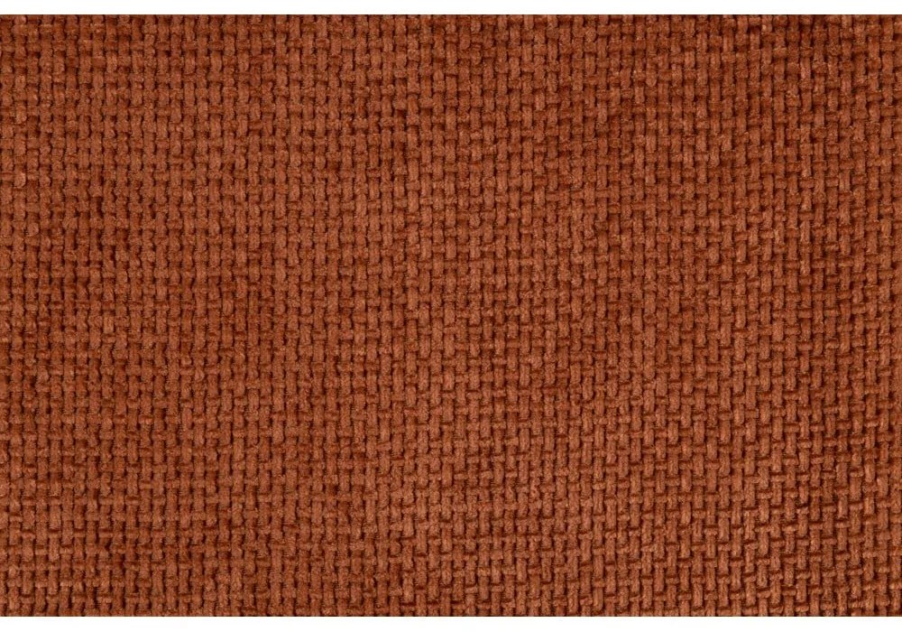 Сгъваем ъглов диван в тухлен цвят (променлив) Lorine – Ropez