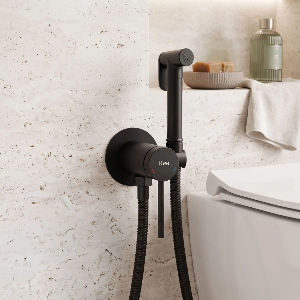 Смесител за биде Rea Foss Clif Black