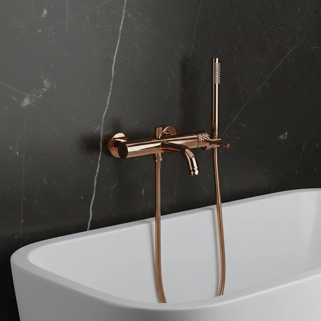 Смесител за вана Rea Lungo Diamond Copper