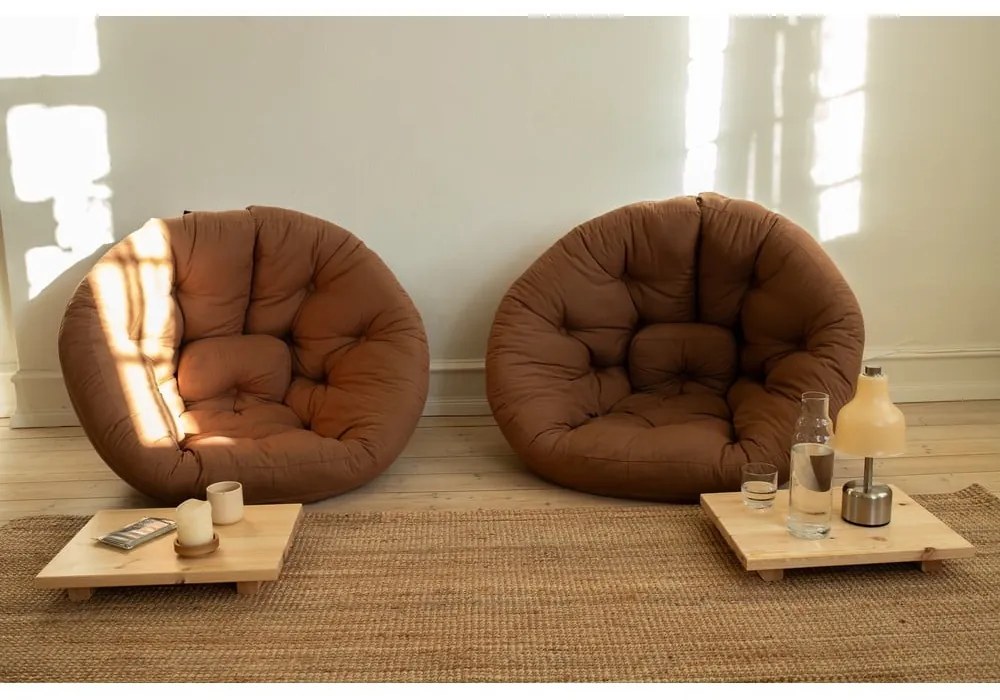 Кафяв фотьойл Nido - Karup Design
