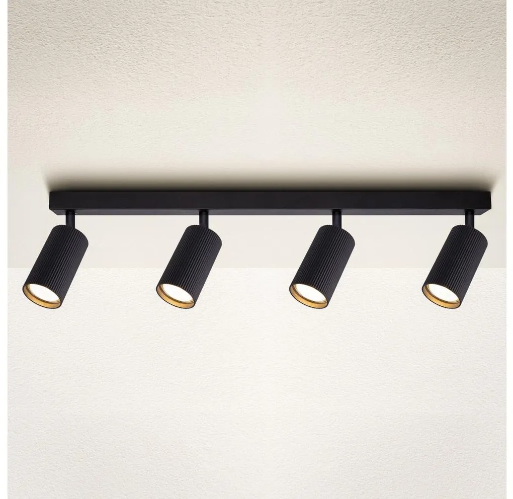 Brilagi - Точково осветително тяло SELE MODERN 4xGU10/30W/230V черно