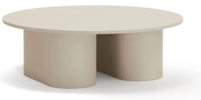 Кремава масичка за кафе 110x111 cm Totem – Teulat