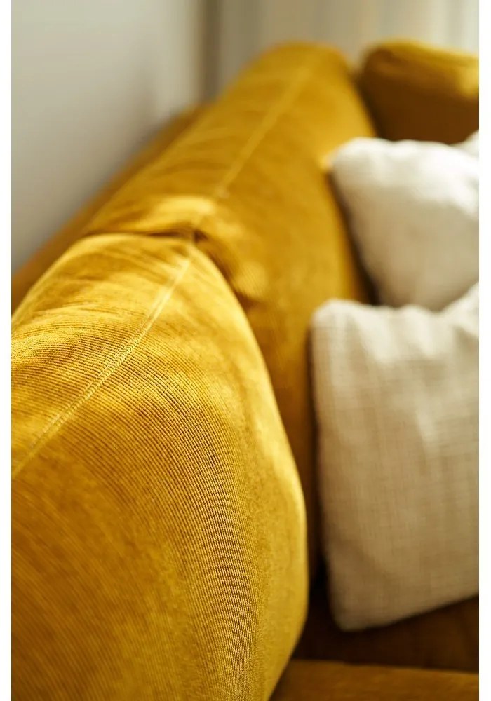 Тъмножълт ъглов диван Sigge - Sits