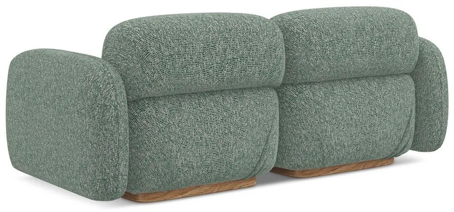 Светлозелен модулен диван 190 cm Ailani – Makamii