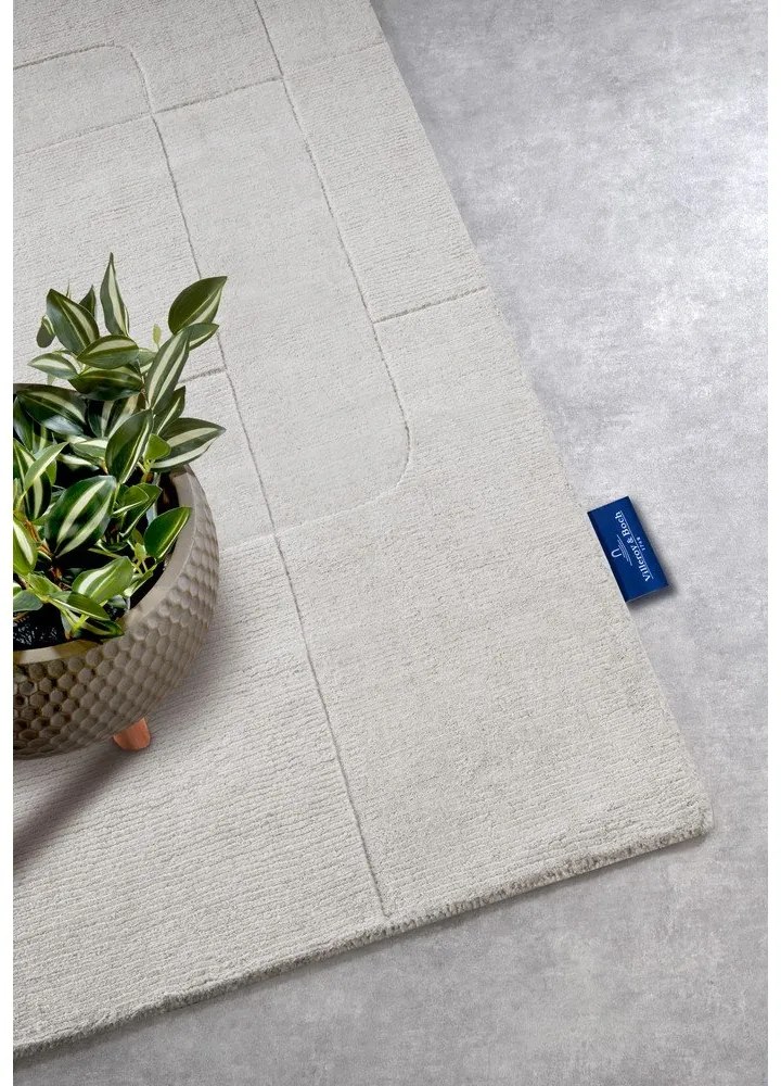 Кремава ръчно изработена вълнена пътека 80x250 cm Charlotte – Villeroy&amp;Boch