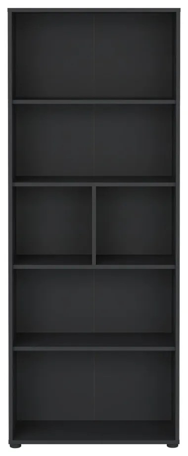 Антрацитна етажерка за книги 80x205 cm Sign - Tvilum