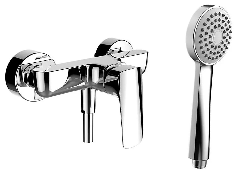 LAUFEN HF500750100600 - Душ комплект с смесител LAURIN, блестящ хром