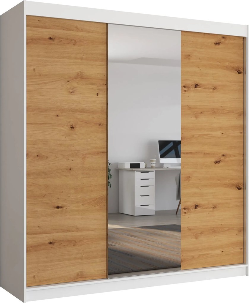 Гардероб Vithente 200 Sliding-White-Artisan