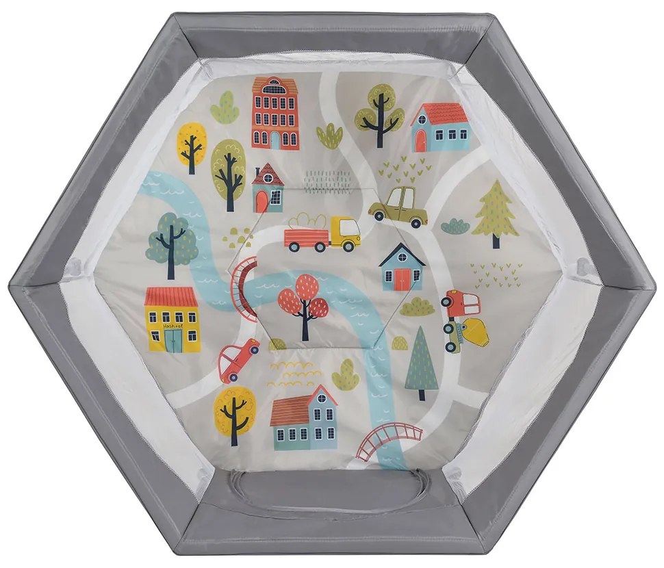 CANGAROO Кошара за игра PLAYBOX СИВА