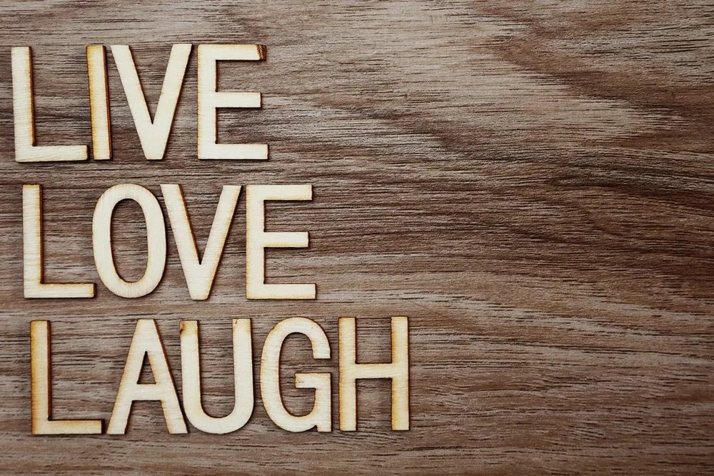 Картина на платно – Със слова - Live Love Laugh