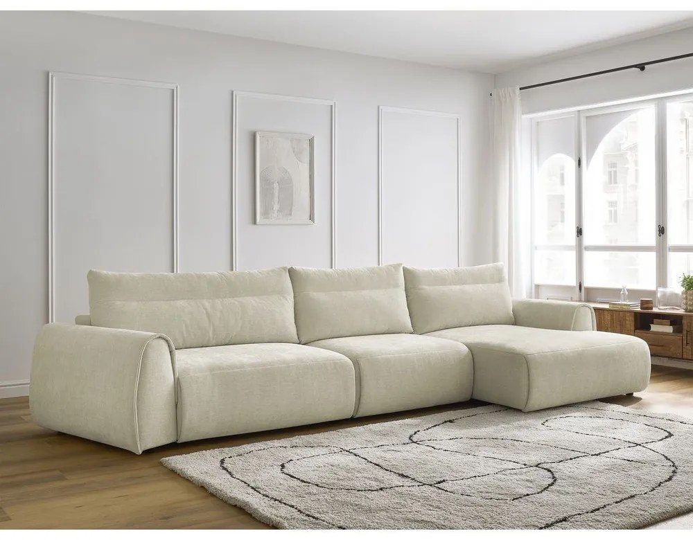 Бежов ъглов диван Aden – Bobochic Paris