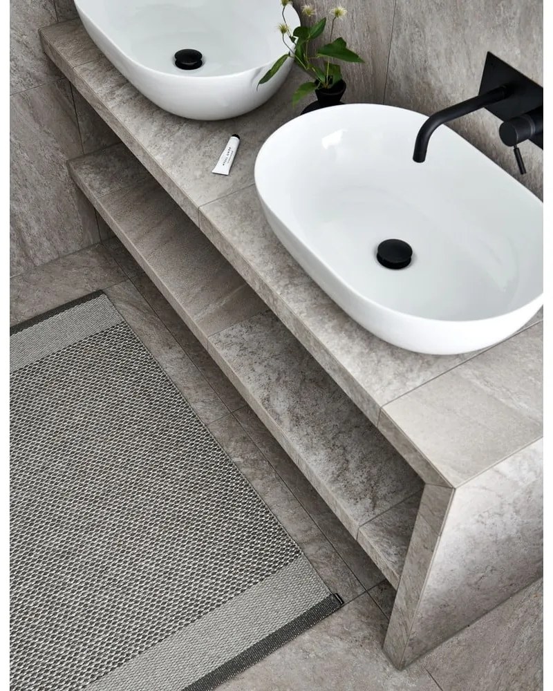 Сива пътека за открито и закрито 70x300 cm Edit Warm Grey – Pappelina