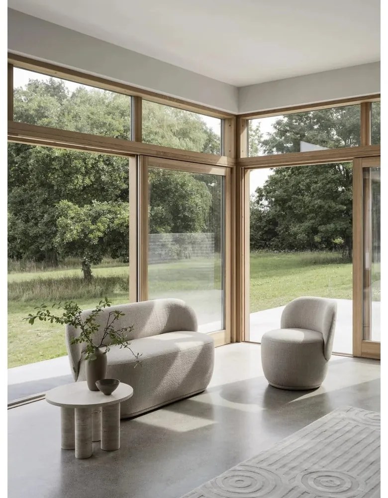 Каменна кръгла странична масичка ø 52 cm Volos – Blomus