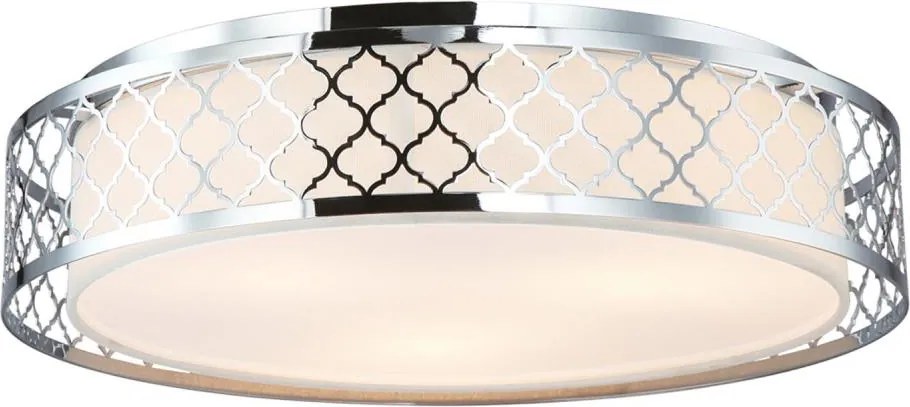 Open Design OR81008 - Таванно осветително тяло CAVALLI, 3xE27/15W/230V, диаметър 52 см, лъскав хром