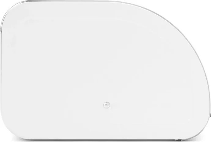 Кутия за хляб Brabantia Roll Top 1003250, 16 л, 44.5х26 см, Лека и здрава конструкция, Бял/Инокс