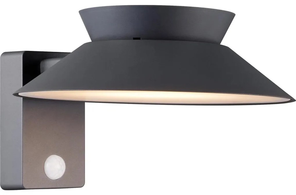Nordlux - LED соларен стенен осветител със сензор JUSTINA LED/5W/3,7V IP44