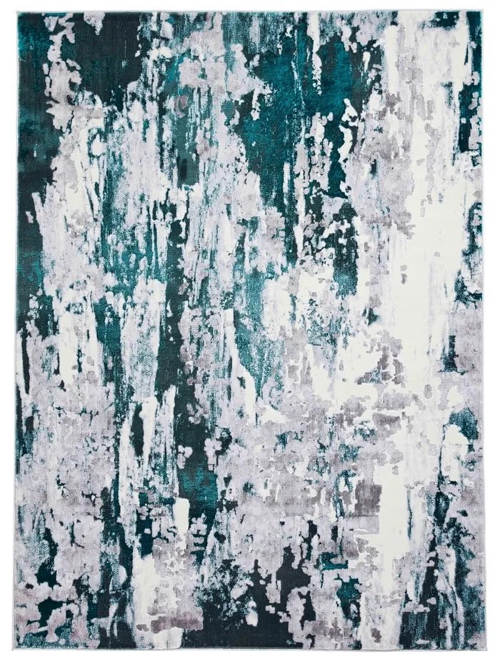 Килим в петролено и светлосиво 80x150 cm Apollo – Think Rugs