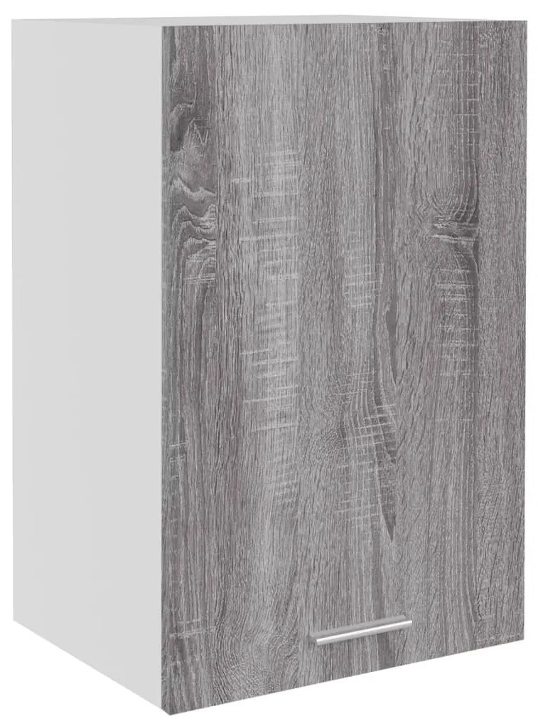 826349 vidaXL Висящ шкаф "Lyon" сив, цвят сонома, 39,5x31x60 см, инженерно дърво
