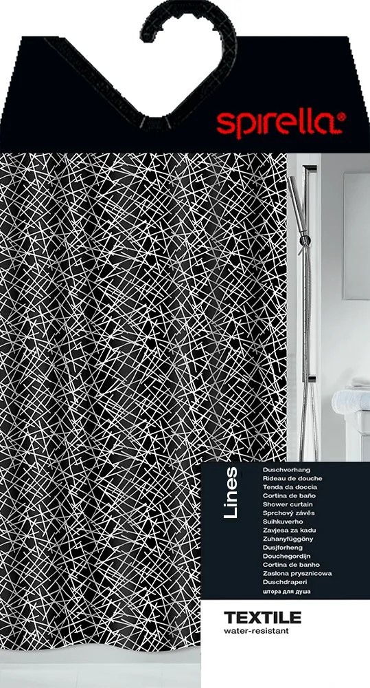 Завеса за душ 180x200 cm Lines – Spirella