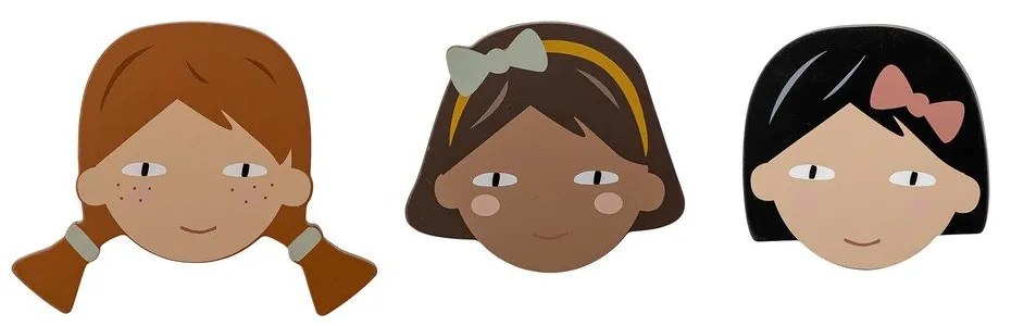 Стенни комплект куки 3 броя Rosalia – Bloomingville Mini