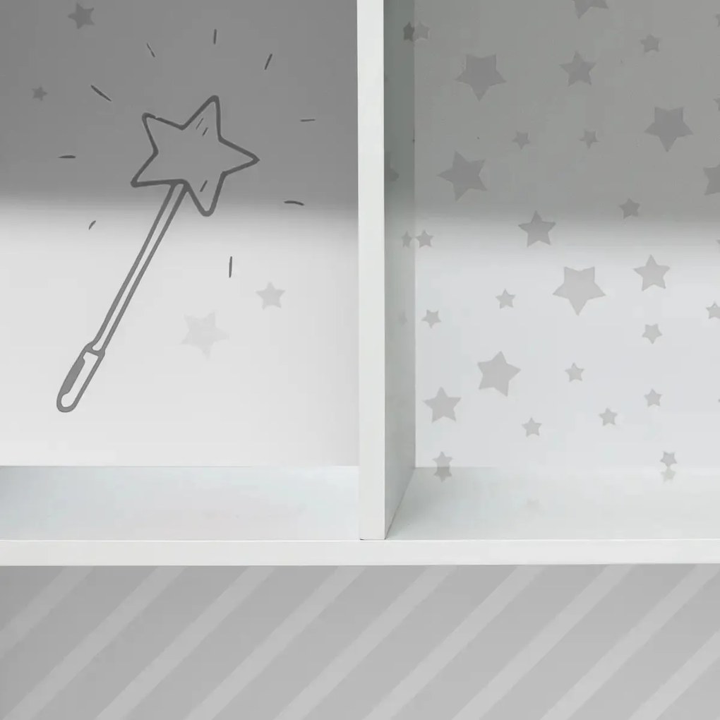 Етажерка atmosphera House, 7 отделения - Сив