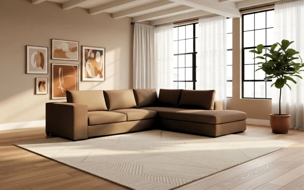 Ъгъл диван Carla-Left-280φ 220β-MInk