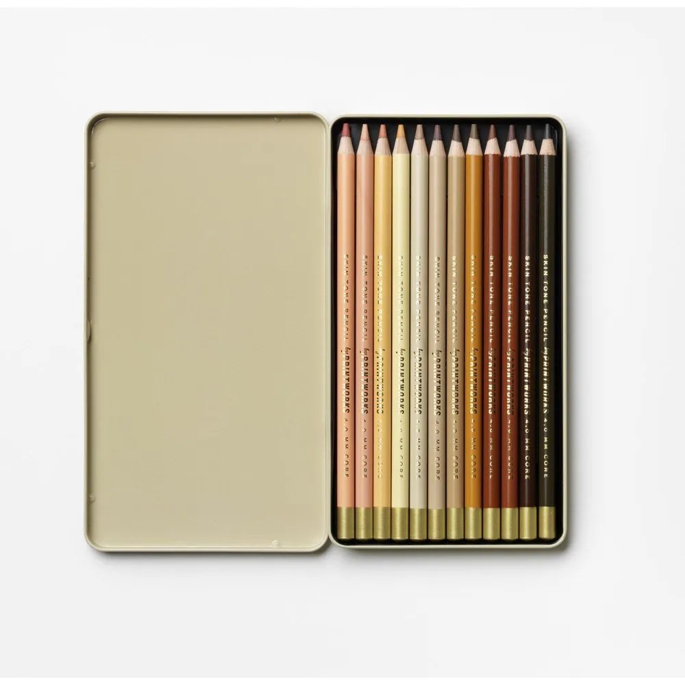 Цветни моливи в комплект Skin tone – Printworks