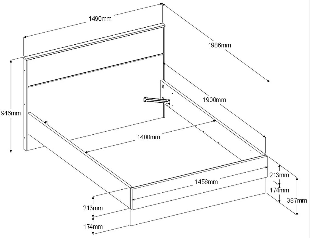 легло Canada-140 x 190