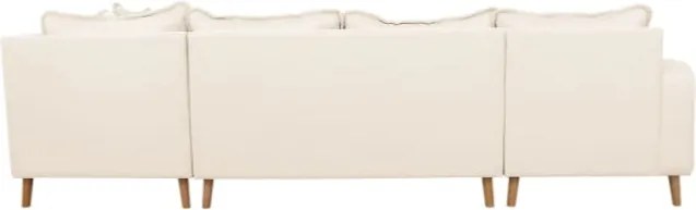 Кремав ъглов диван (ляв ъгъл) Beata - Ropez