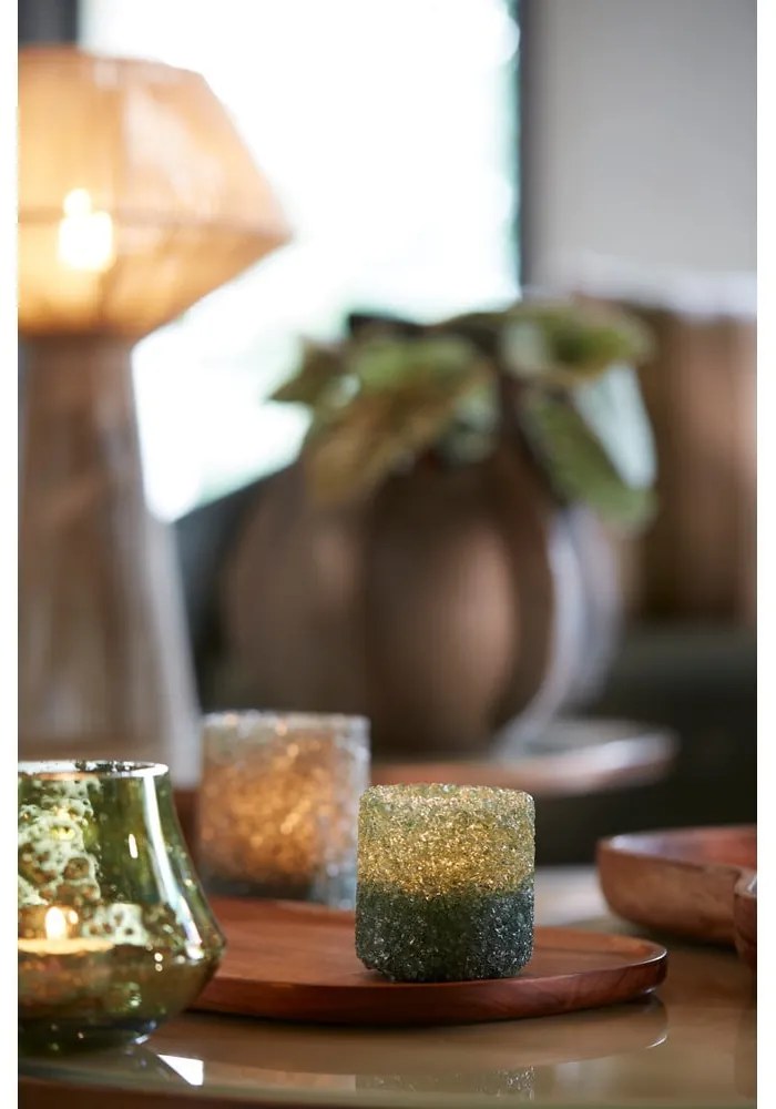 Стъклен свещник за чаена свещ Morita – Light & Living