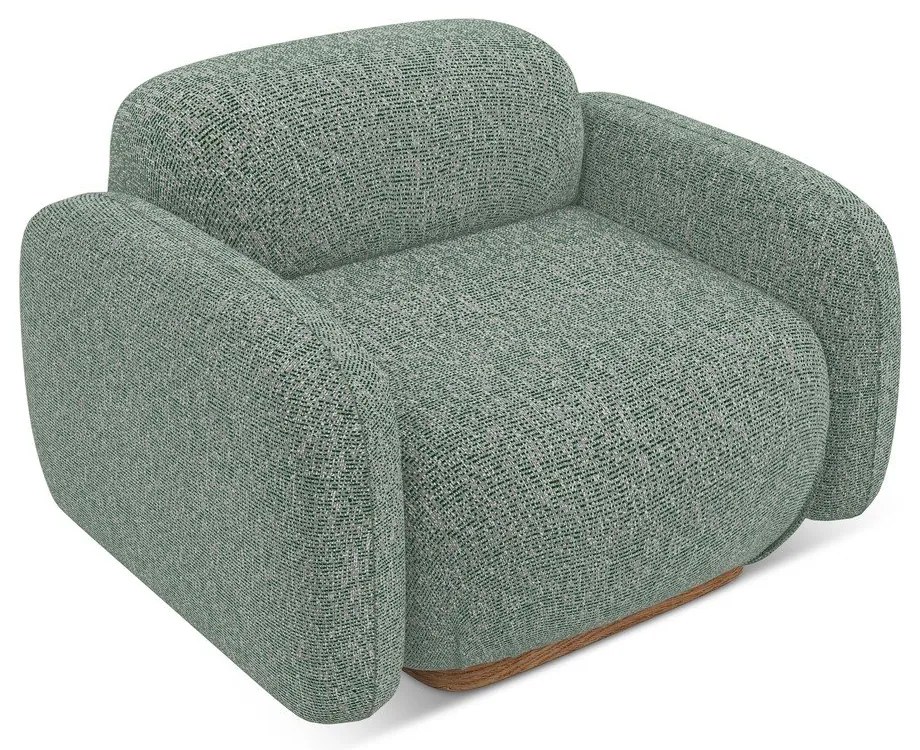 Светлозелено кресло Ailani – Makamii