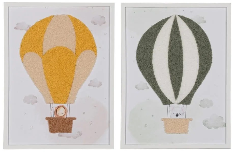 Детски картини в комплект от 2 бр. 30x40 cm Balloon – Ixia