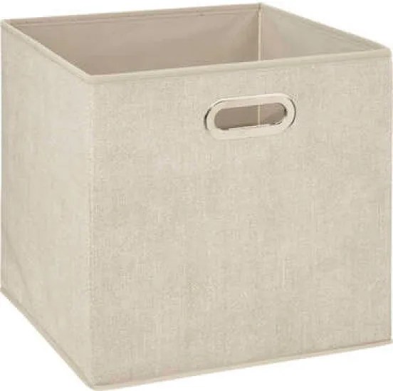 Кутия за съхранение 5Five, 31x31 cm, Бежов