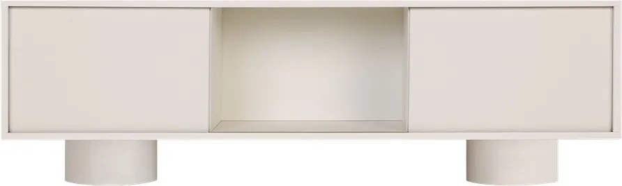 Сиво-бежова маса за телевизор 160x48x42 cm Taro – noo.ma