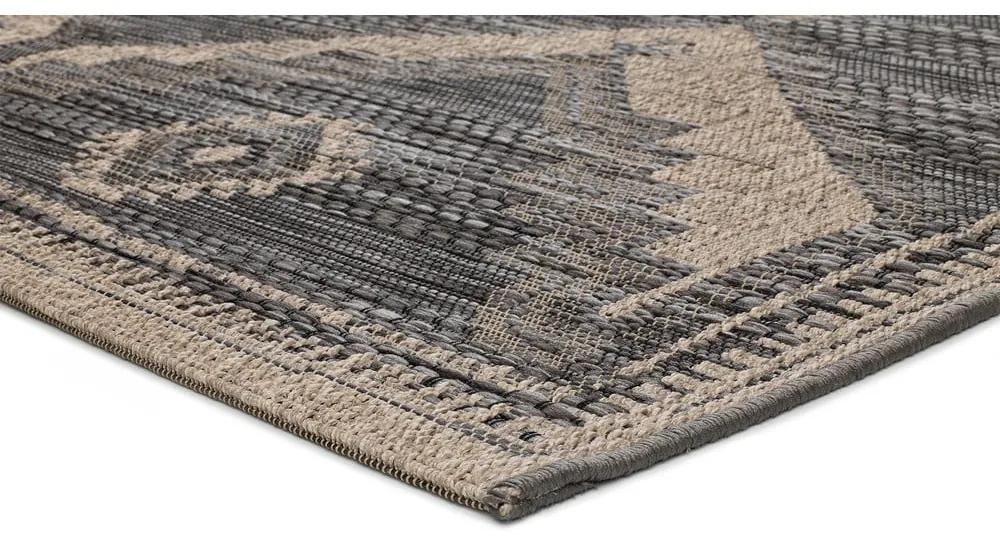 Сив килим за открито Ethnic, 160 x 230 cm Devi - Universal