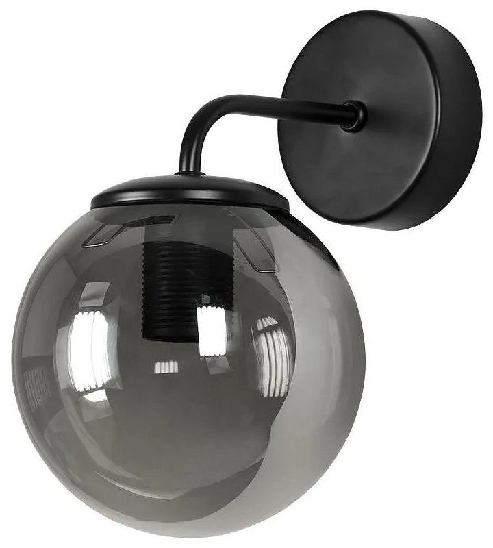 Аплик РИО, черен/сив, 1xE27