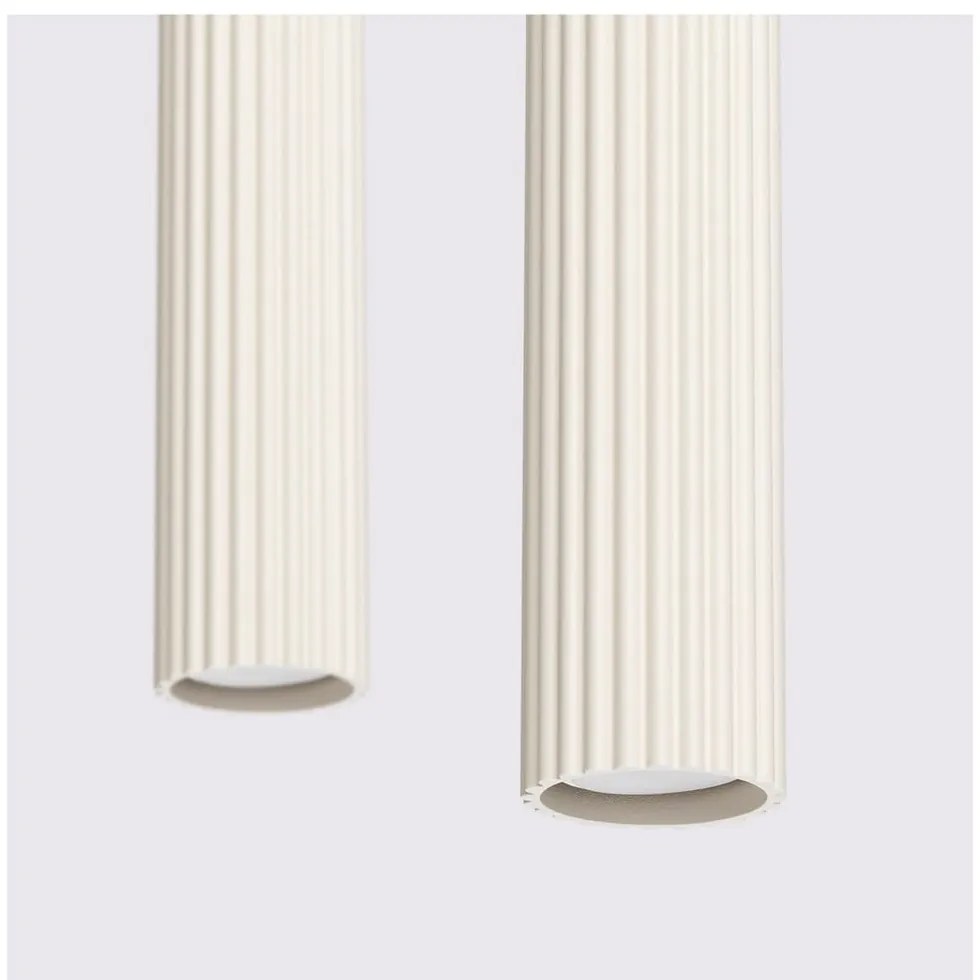 Кремаво висящо осветително тяло Gleam – Sollux