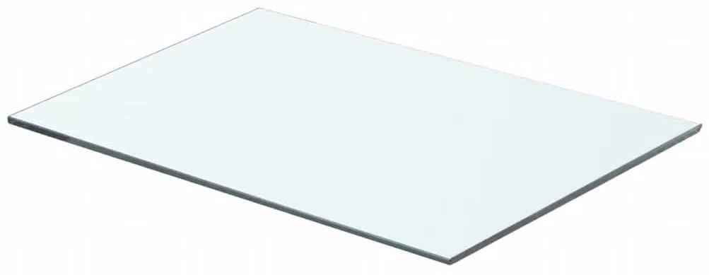 3051561 vidaXL Рафтове, 2 бр, панели прозрачно стъкло, 50x30 см