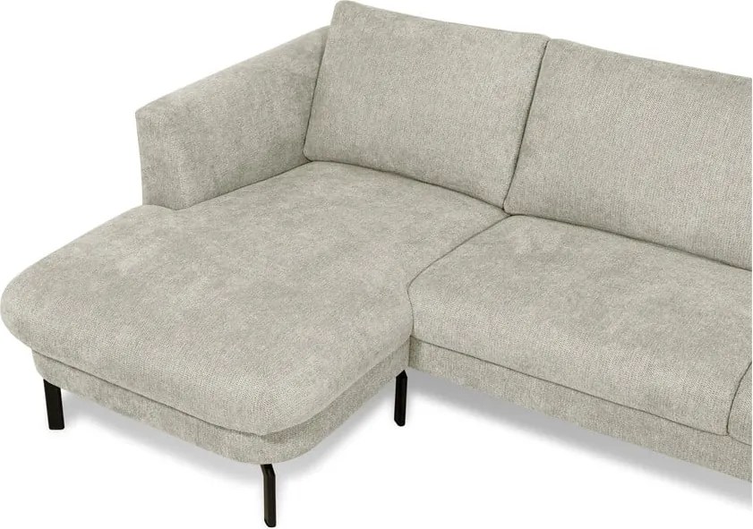 Светлосив ъглов диван (ляв ъгъл) Gomero – Scandic