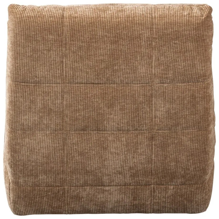 Светлокафяво кресло с регулируем наклон от рипсено кадифе Hein – WOOOD