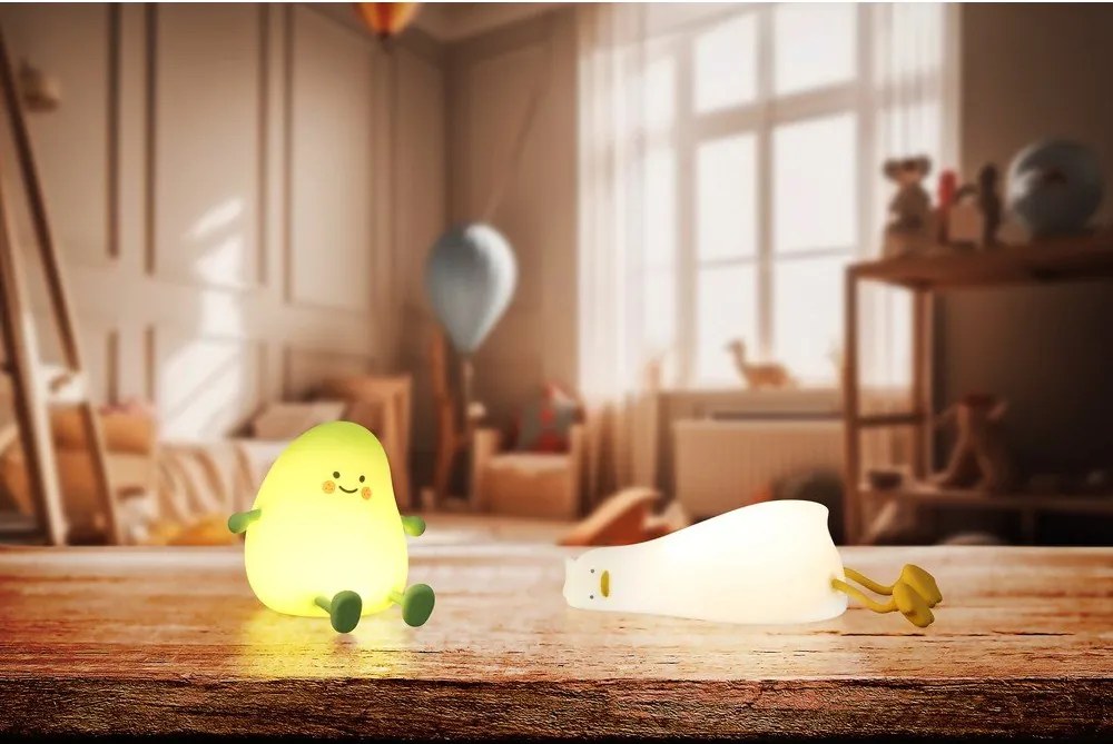 Бяла детска нощна лампа Lesley – Fischer &amp; Honsel