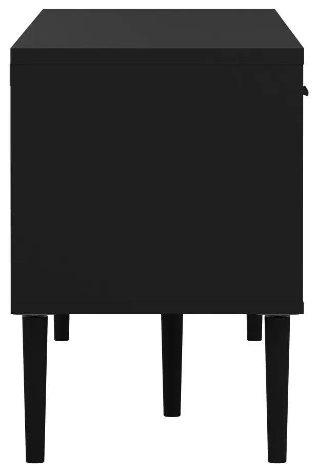 Черна маса за телевизор 177x57 cm Media - Tvilum